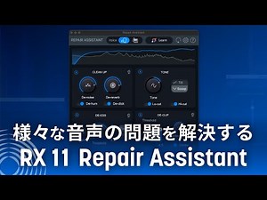 RX 11色々な音声の問題を解決するRepair Assistant