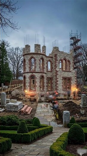 Evolution of a Gothic Castle: Foundation to Finish (4K)
