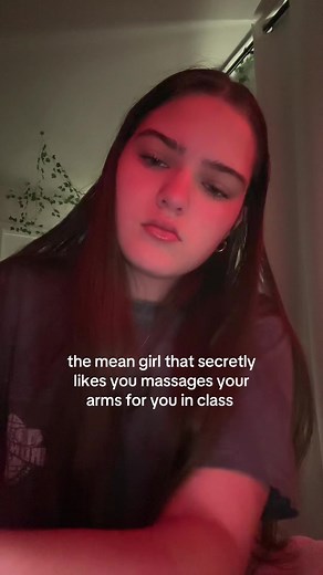 asmr mean girl massages ur arms! #asmr #lofi #lofiasmr #asmrroleplay #massage