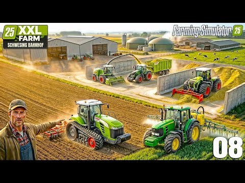 THE FINAL PUSH! 🌽 Finishing the Massive Silo & Heavy Tillage│FS25│XXL FARM│Timelapse #8