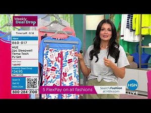 HUE 2piece Sleepwell Temp Tech PJ Set