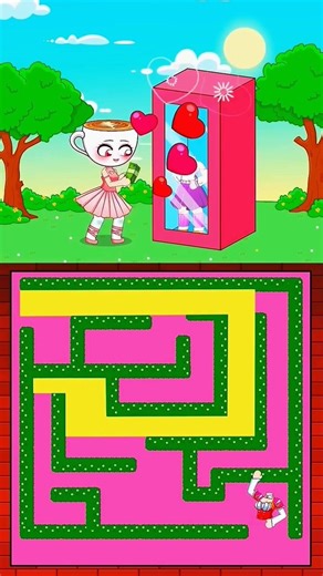 POV Perfect Maze Challenge: Help Anna GET READY FOR DATE#rainbowz #RainbowZMultiverse❤️