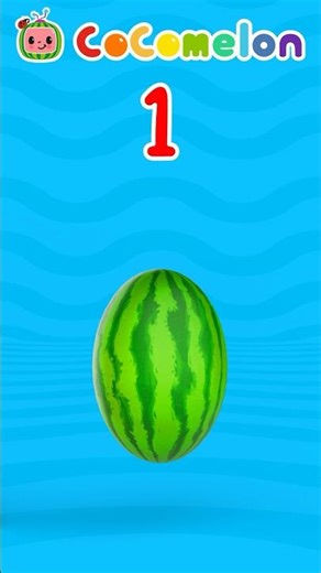 1 Watermelon 🍉 2 Bananas🍌🍌! What Comes NEXT? CoComelon Counting! #shorts