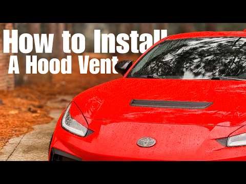 How To Install A GR86 Hood Vent | Ansix Auto