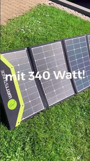 Endlich genug Power mit dem 340Wp SunFolder von WATTSTUNDE! ☀️