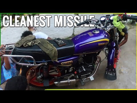 BRAND NEW 250cc MISSILE - Link Up With 1 Almighty Shem | Jamaican Bike Life 🇯🇲