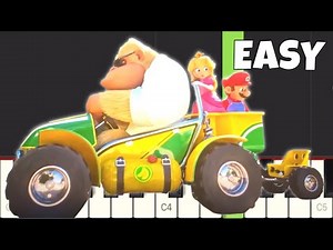 The Super Mario Bros. Movie - Take On Me (A'ha) - EASY Piano Tutorial