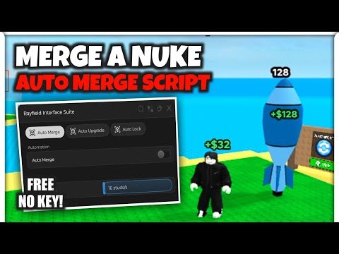 Merge A Nuke Script God Gui Auto Merge, Auto LockBase, Auto Upgrade | Mobile & PC (No Key)