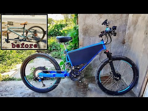 How to make your own ebike (from hard tail to custom full suspension bike)