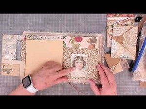 MAKING A JOURNAL USING 12X12 SCRAPBOOK PAPER ~ NO DIGITALS AT ALL.