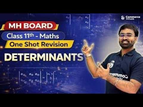 Part 2 Determinants One Shot 🔥 | Class 11 Maths MH Board | LIVE by Pratik Sir