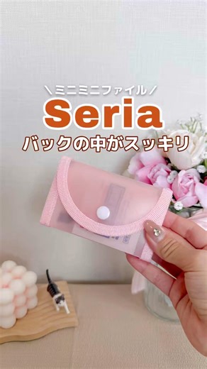 For those whose bags are always a mess, try this! 🥺 [Amazing item from Seria]