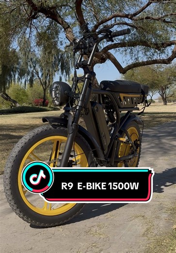 Riding this 1500W ebike today ⚡️ Powerful motor, fat tires, and up 130mile range. Awesome ride. #ebike #electricbike #fatbike #outdoorlife #tiktokshopfinds