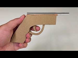 How to make a cardboard gun that shoots