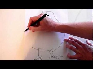 How to draw a guinea fowl