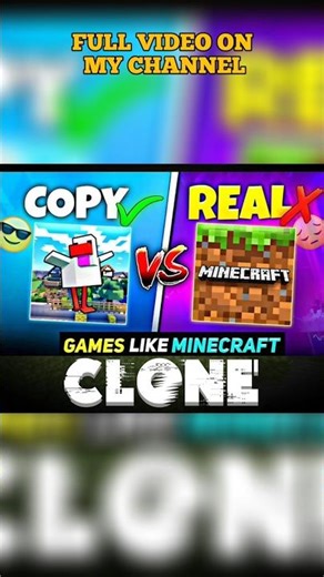 Minecraft Copy Games Are Getting Crazy…🤯 #shorts #minecraft #chikkiop #minecraftpe #viral