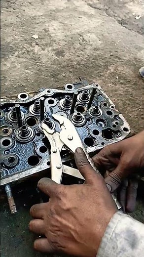 how to remove valve seal easy way #cylinderhead