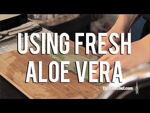 How to use fresh aloe vera gel