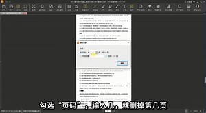 多页PDF，如何删除部分页面