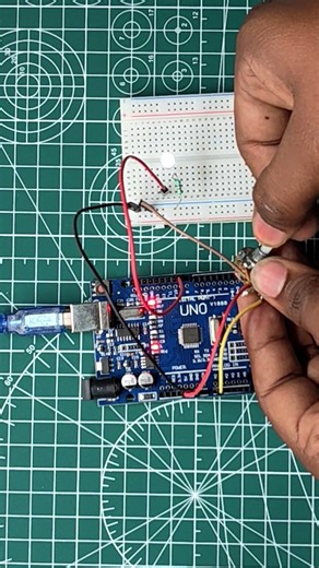 LED Brightness Control Using Potentiometer | Arduino Project | Pro tech hub