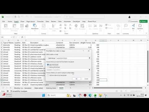 Use Excel's pivot table to consolidate information
