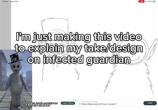 yoooo is infected guardian be like: ok I'm evil I gonna kill u 😈 #guardianslendytubbies #slendytubbies3 #art #ibispaintx #fyp