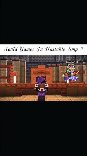 Squid Games In Unstable Smp ? | #unstablesmp #spokeishere