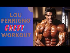 Lou Ferrigno Chest Workout // Lou Ferrigno Workout Routine // Old School Bodybuilding