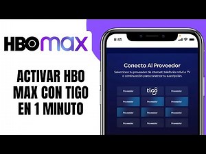 Cómo ACTIVAR HBO MAX Con TIGO En 1 Minuto