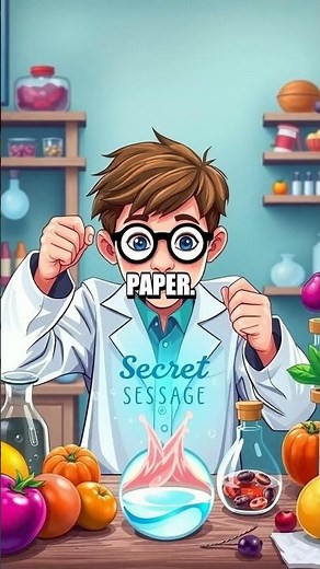 Invisible Ink Experiment: Lemon Juice Secret Messages