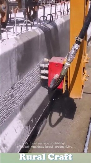 Vertical surface scabbling: efficient machines boost productivity. #machine