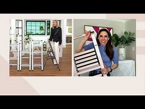 EMPOWER Ultraslim Lightweight Aluminum Step Ladders on QVC
