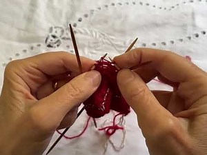 Knitting tutorial - k1f&b, knit one front and back