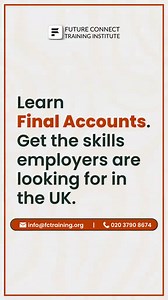 "Final Accounts experience" means more than bookkeeping — build the sk...