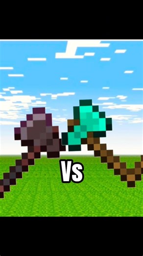 Minecraft Axe vs Axe #minecraft #viral #gaming 🙂🙂🙂