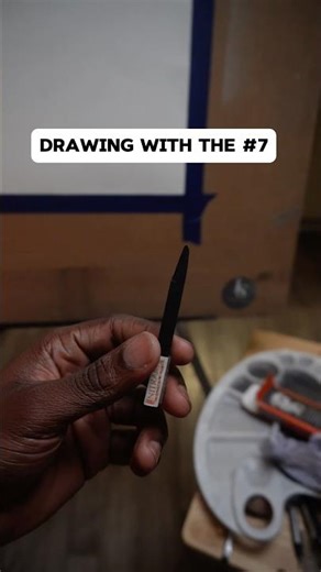 Can you Draw with Numbers? #artchallenge #drawing #artist #realisticdrawing #portraitart
