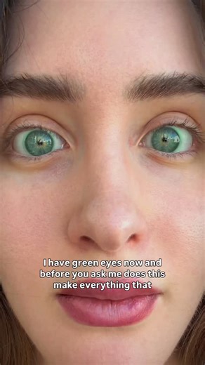 Mia Dio | MY EYES TURNED GREEN?! @acuvue @acuvuepuertorico #contacts #greencontacts #bluelight #colorchanging #uvblock | Instagram