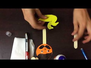 How to make stick-puppets