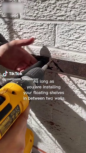 How to Install Floating Shelves Between Two Walls