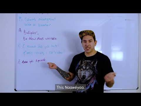 Lingít Language Lesson - Chapter 4A Dialogue
