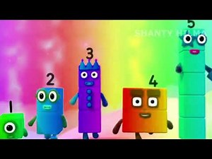 Numberblocks Theme Song ~ Remixs Effects Zoom in Rainbow Colors❤️ ❤️