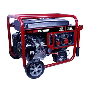 [Hot Item] 7kw/50Hz AC Single Phase Portable Gasoline Generator with Fuel Metal Tank