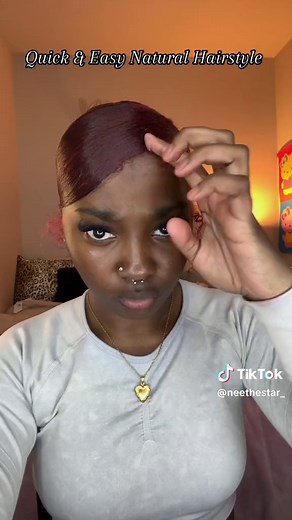 Sleek Bun Tutorial for Natural Hair