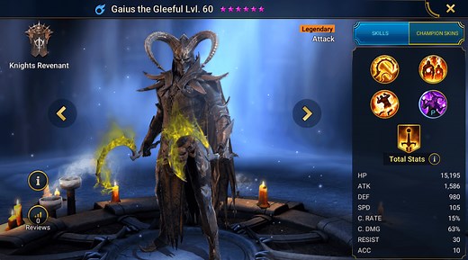Gaius The Gleeful - HellHades - Raid Shadow Legends