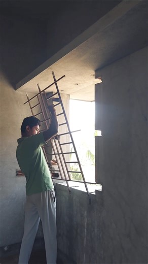 Window Grill Fitting ✅️ #construction #house #patchwork