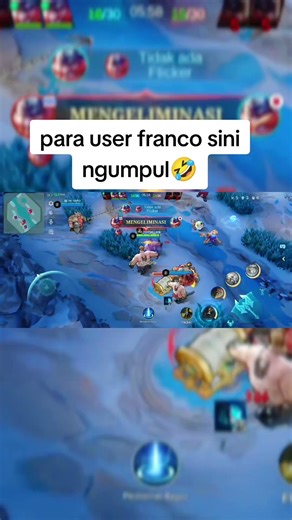 User Franco, come and gather😎 #mobilelegends #mlbb #francoteam #frozenseashowdownmlbb