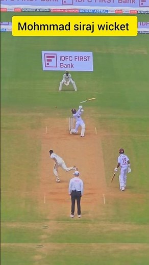 mohmmad Siraj wicket #shorts #youtubeshorts #mohommadsiraj #wicket