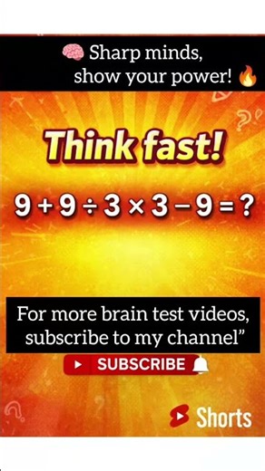 🧠 Sharp minds, show your power! 🔥 #sharpmind #brainchallenge #mathematics #puzzle