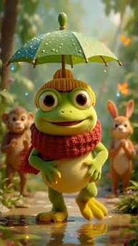 umbrella pant and frog funny video
