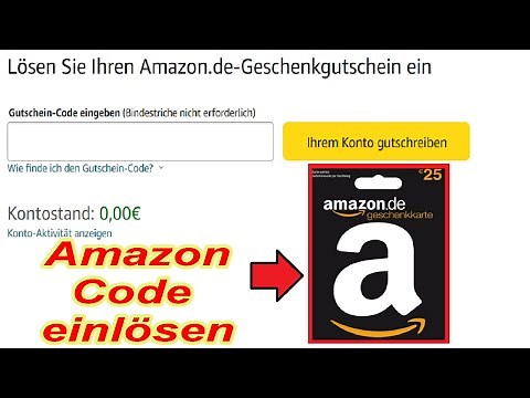 Amazon Gutschein einlösen | Code einlösen am PC & Handy App